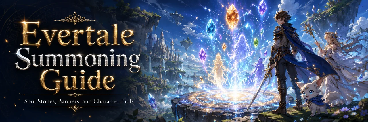 Evertale Summoning Guide – Soul Stones, Banners, and Character Pulls