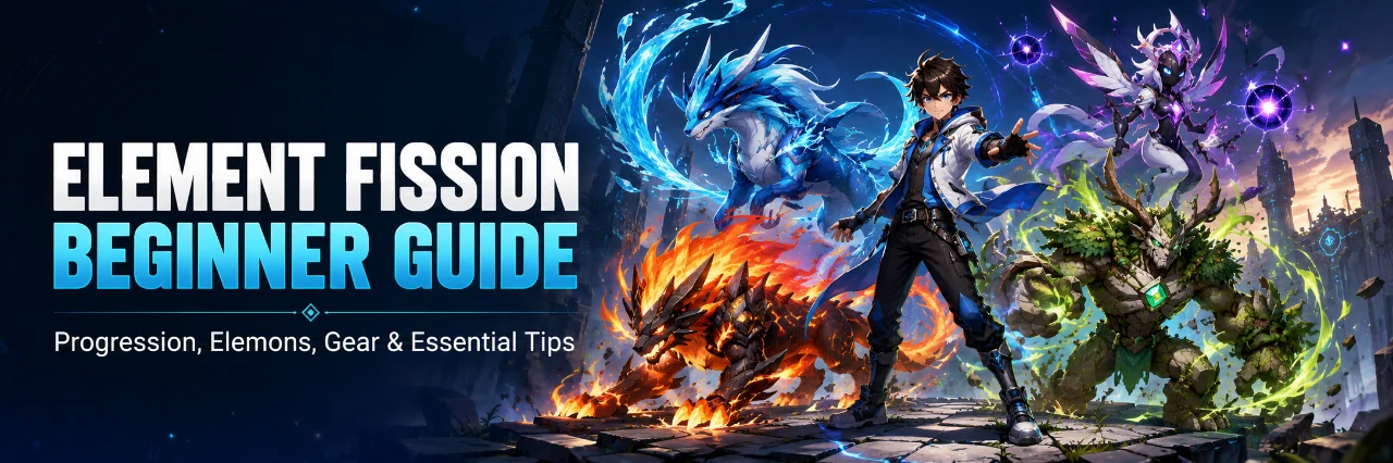 Element Fission Beginner Guide – Progression, Elemons, Gear, and Essential Tips