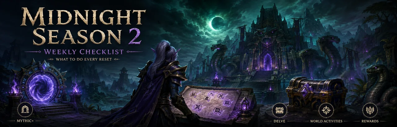 WoW Midnight Season 2 Weekly Checklist: What to Do Every Reset