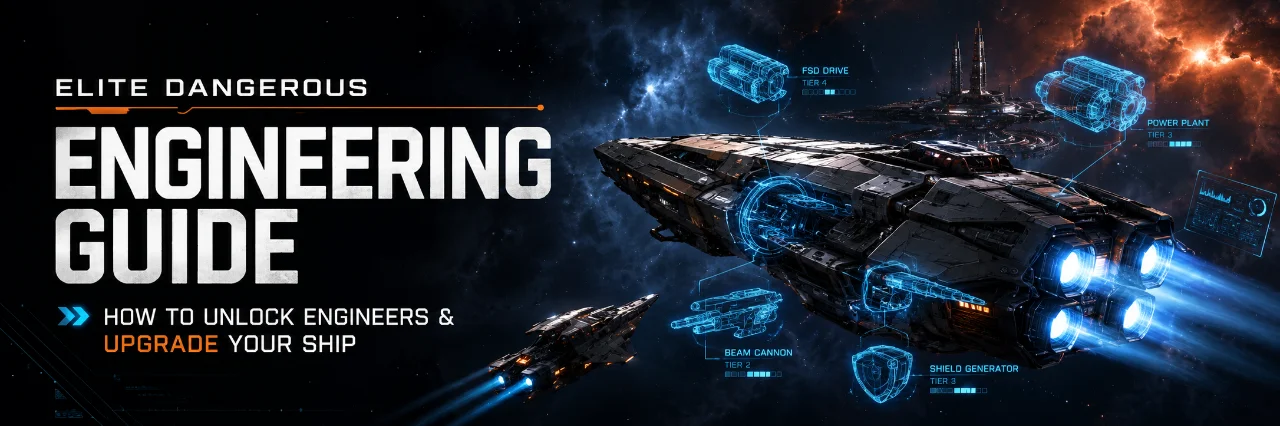 Elite Dangerous Engineering Guide – How to Unlock Engineers and Upgrade Your Ship