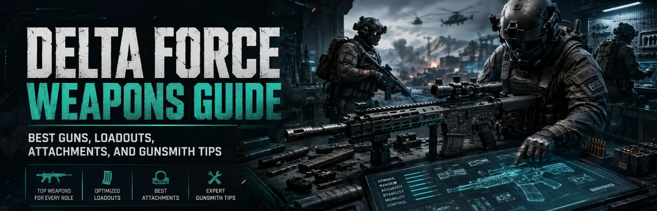 Delta Force Weapons Guide – Best Guns, Loadouts, Attachments, and Gunsmith Tips