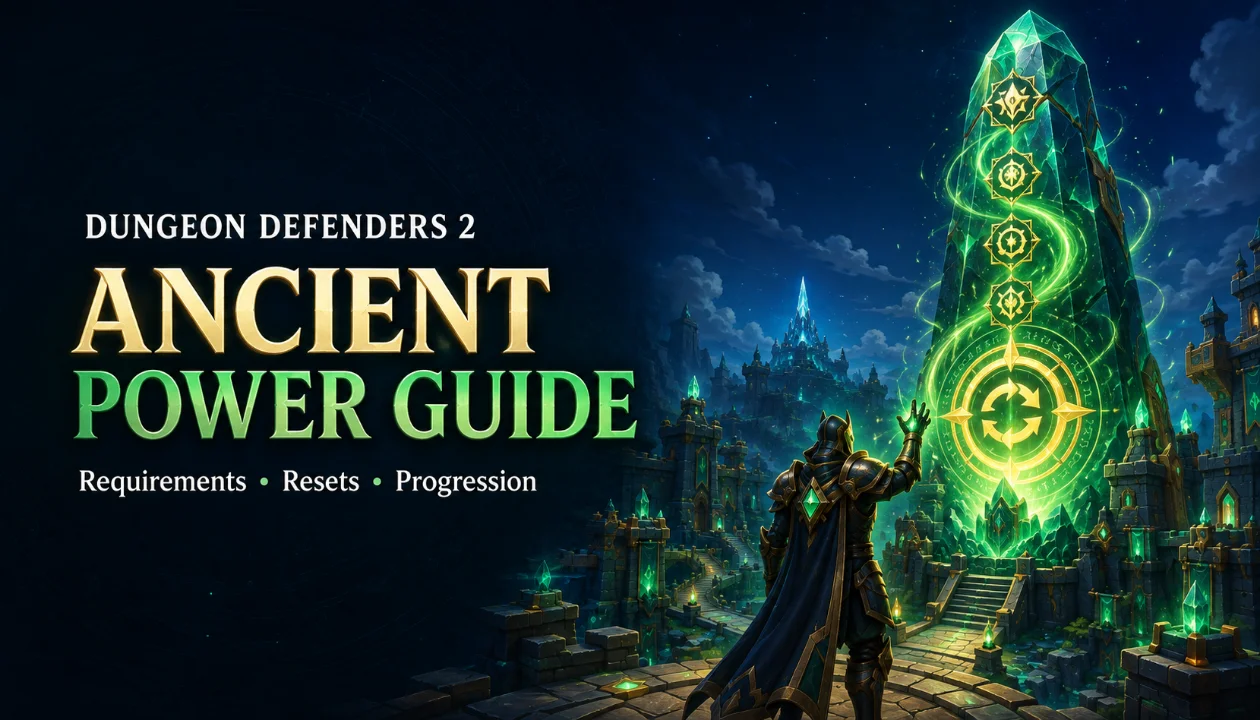 Dungeon Defenders 2 Ancient Power Guide: Requirements, Resets and Faster Progression