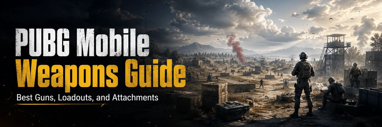PUBG Mobile Weapons Guide – Best Guns, Loadouts, and Attachments