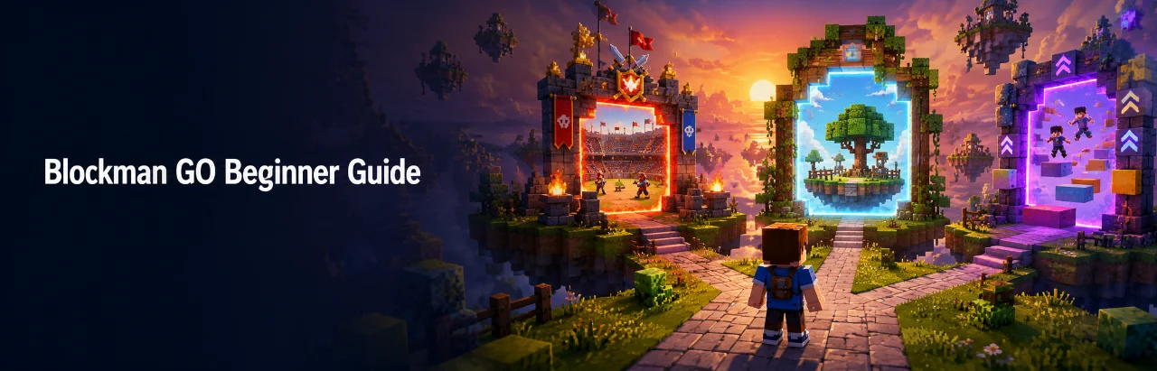 Blockman GO Beginner Guide: How to Start Playing and Choose Your First Mini Game