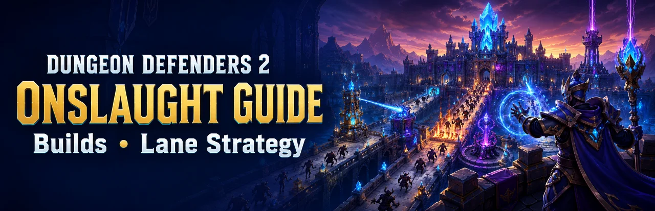 Dungeon Defenders 2 Onslaught Guide: Builds, Lane Strategy and Floor Progression
