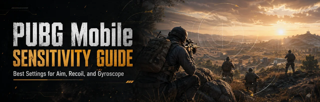 PUBG Mobile Sensitivity Guide – Best Settings for Aim, Recoil, and Gyroscope