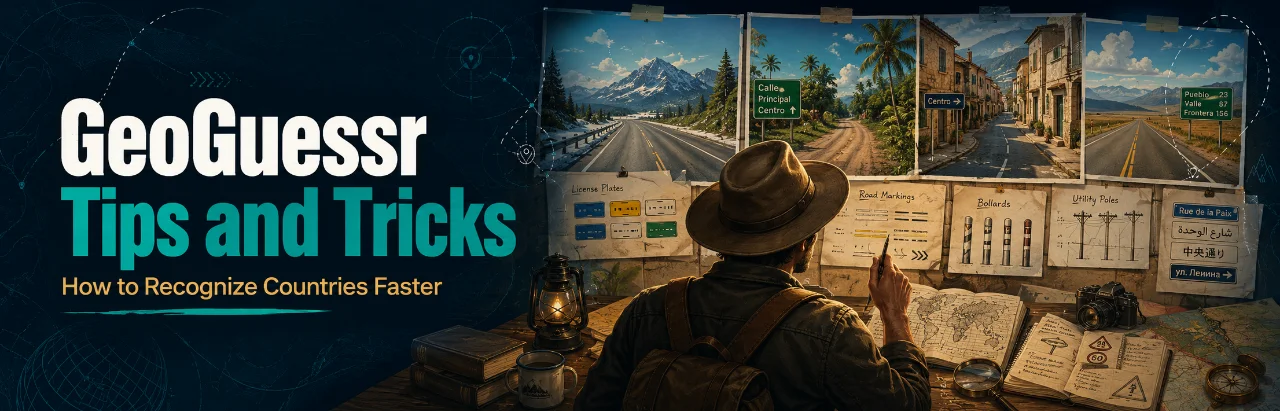 GeoGuessr Tips and Tricks – How to Recognize Countries Faster