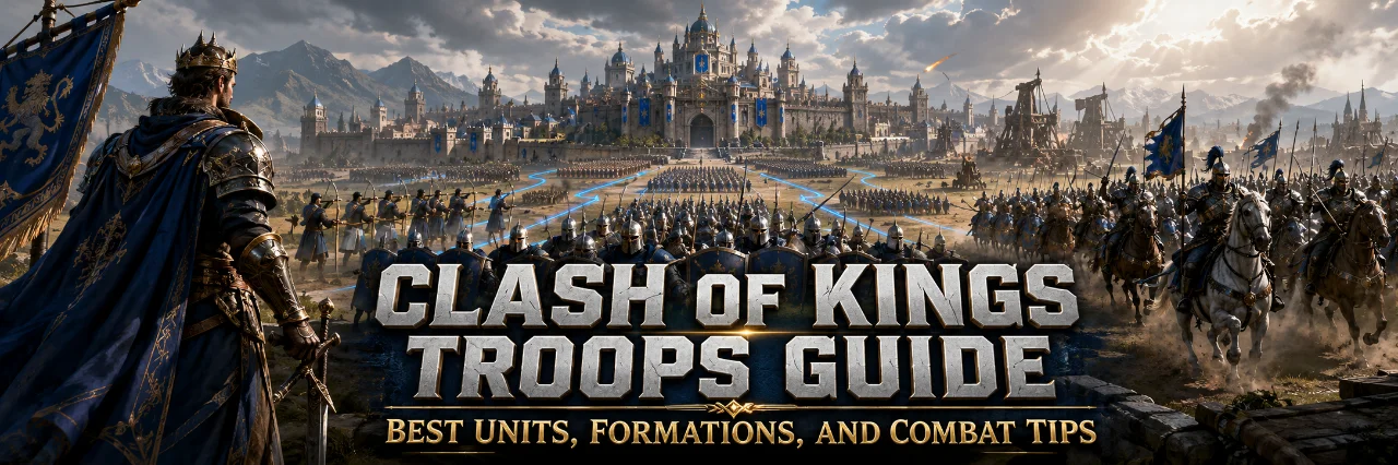 Clash of Kings Troops Guide – Best Units, Formations, and Combat Tips