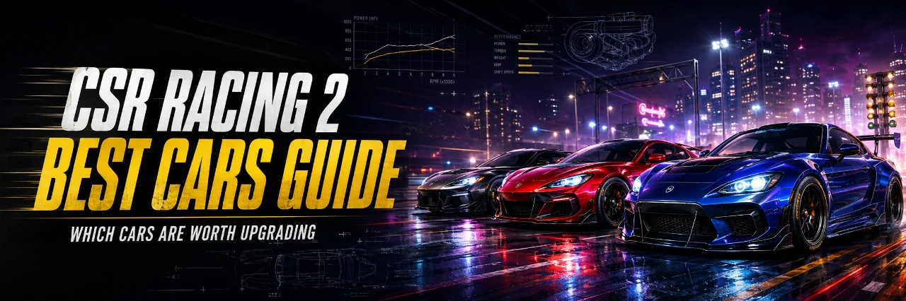 CSR Racing 2 Best Cars Guide – Which Cars Are Worth Upgrading