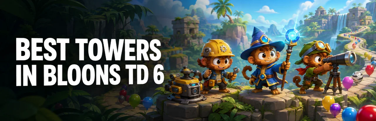 Best Towers in Bloons TD 6: Strong Monkeys for Every Game Mode