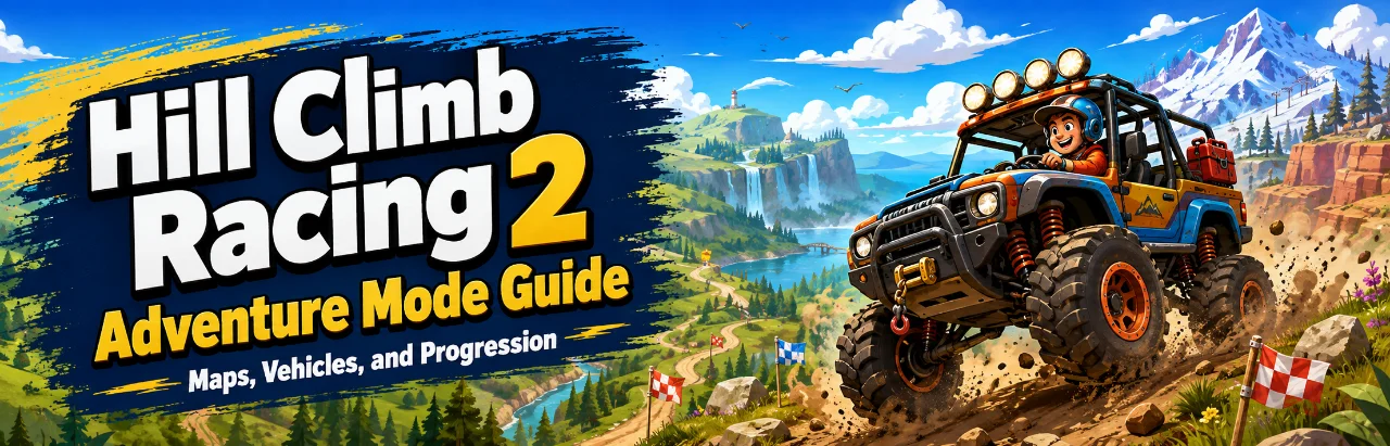 Hill Climb Racing 2 Adventure Mode Guide – Maps, Vehicles, and Progression