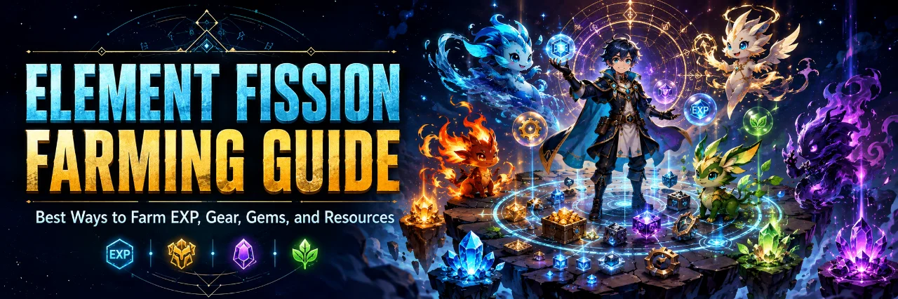 Element Fission Farming Guide – Best Ways to Farm EXP, Gear, Gems, and Resources