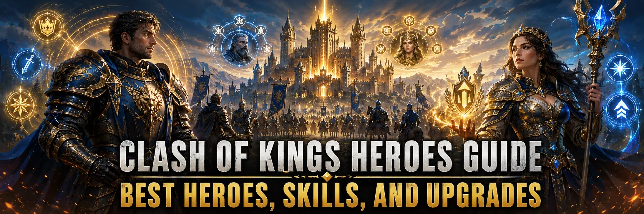 Clash of Kings Heroes Guide – Best Heroes, Skills, and Upgrades