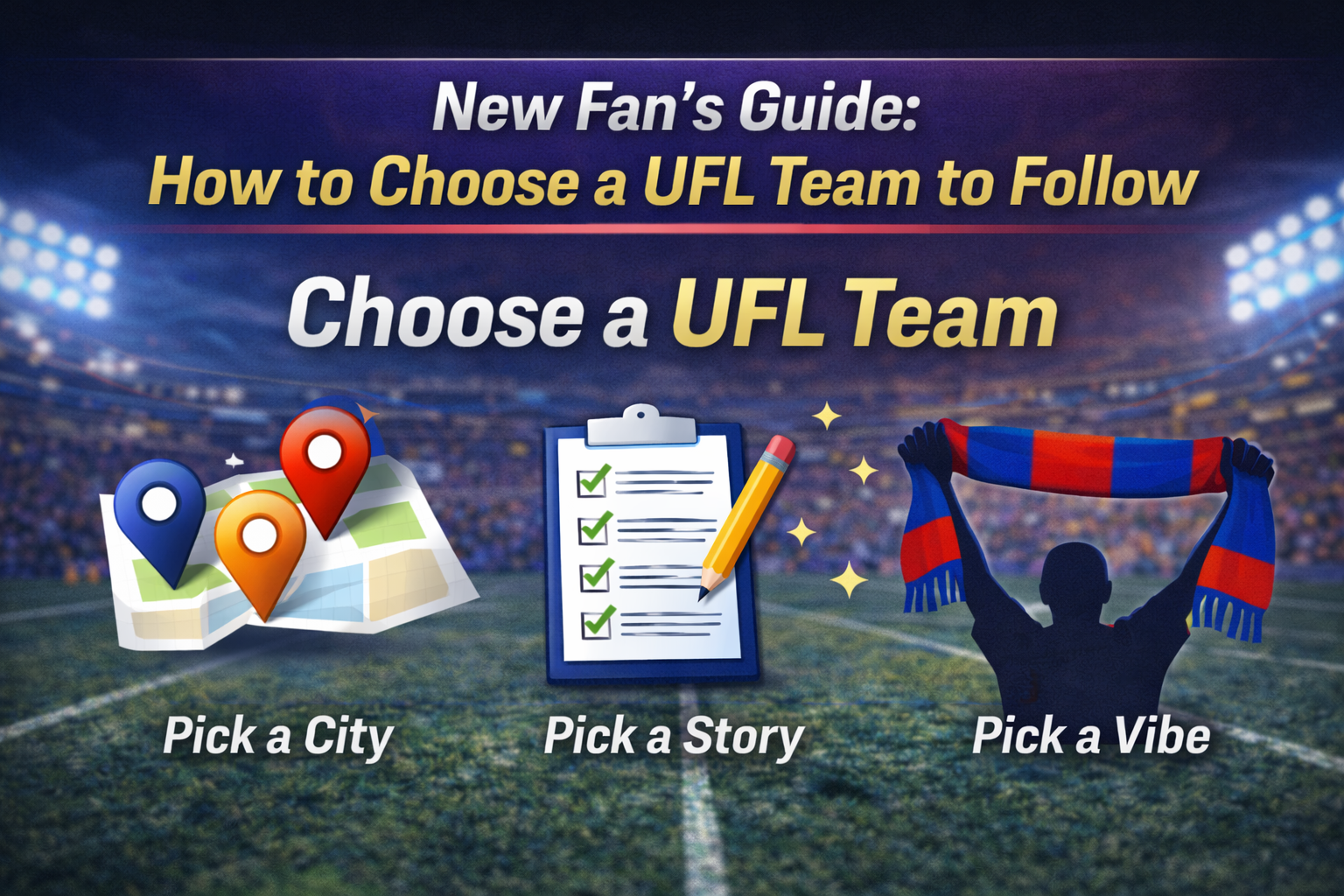 New Fan’s Guide: How to Choose a UFL Team to Follow