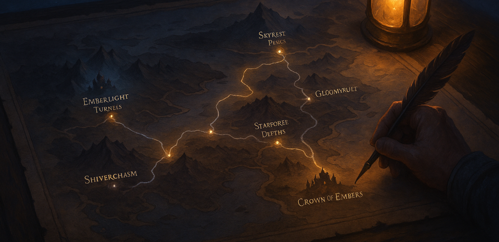 🗺️ 1–Cap Leveling Roadmap – Zone Order & Breakpoints