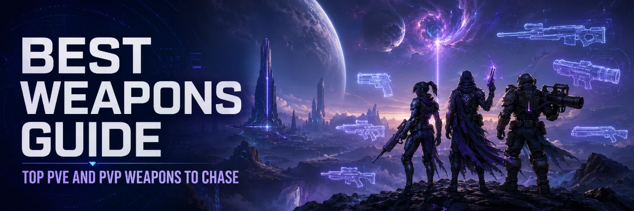 Destiny 2 Best Weapons Guide – Top PvE and PvP Weapons to Chase