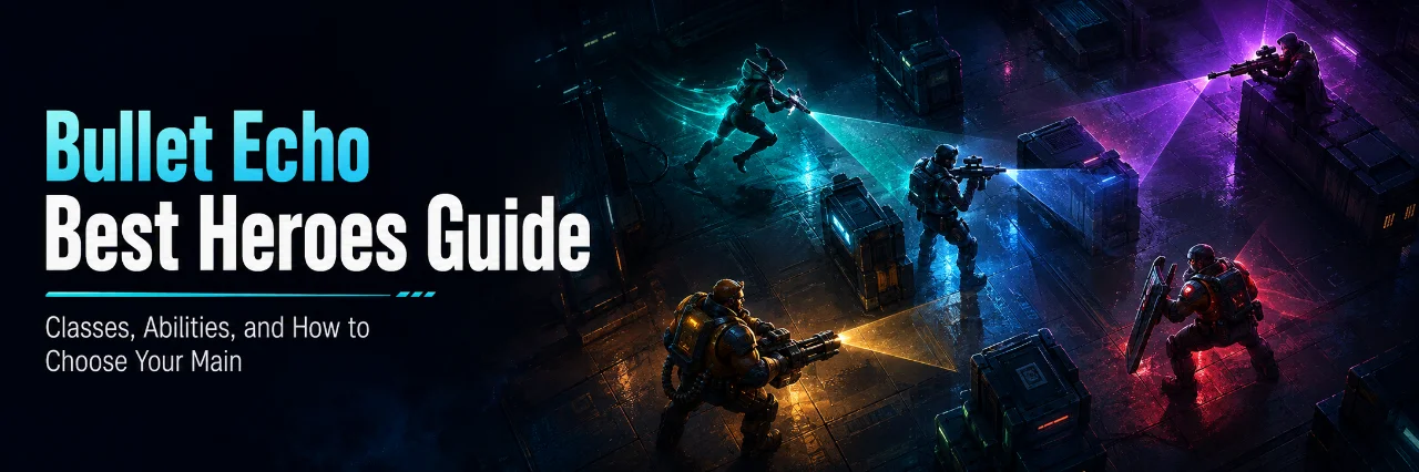 Bullet Echo Best Heroes Guide – Classes, Abilities, and How to Choose Your Main