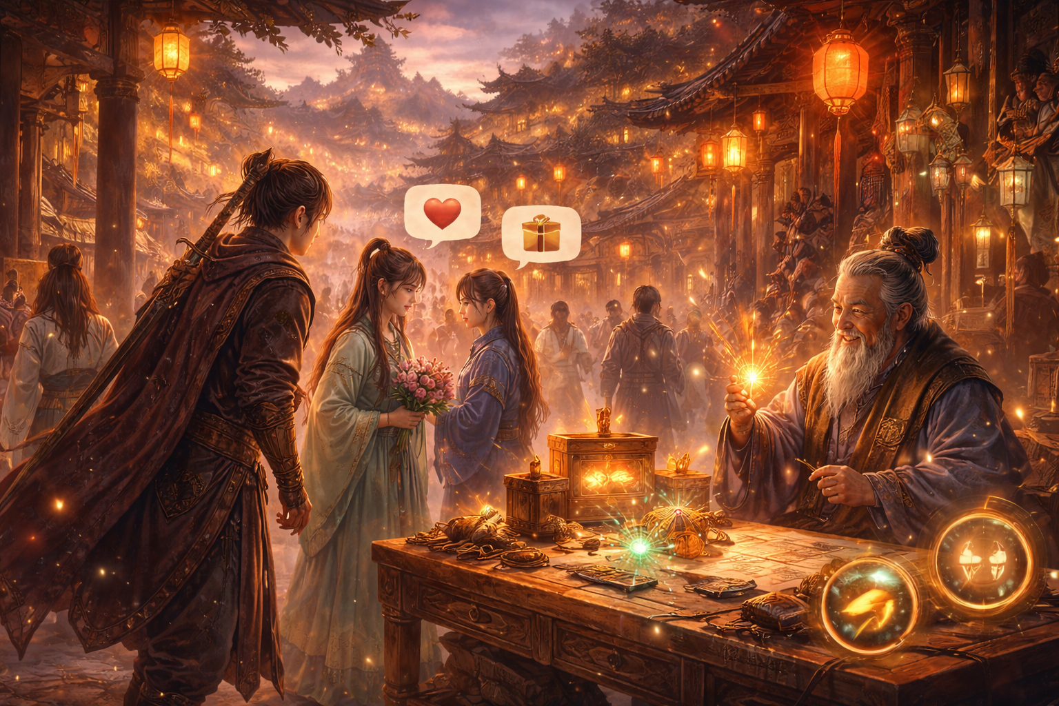 Where Winds Meet NPC system, Where Winds Meet relationships guide, NPC affinity Where Winds Meet, NPC affection levels, AI chat NPC Where Winds Meet, how to befriend NPCs, weekly gifts NPCs