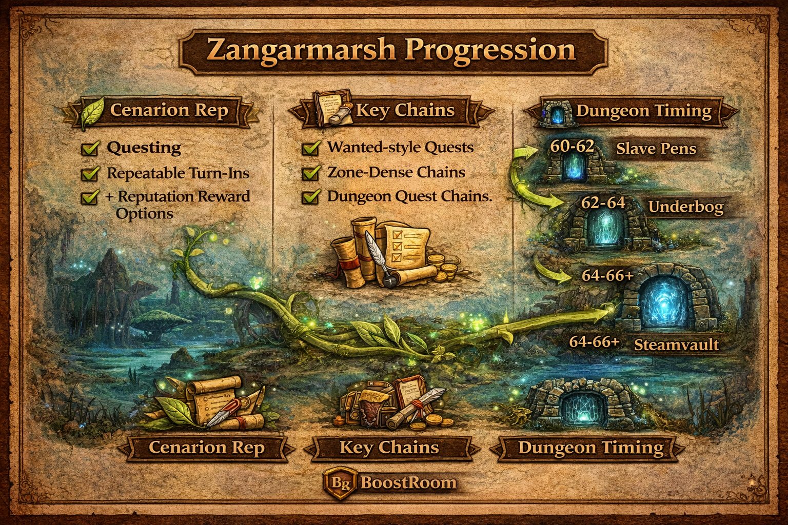 Zangarmarsh progression guide, TBC Classic Zangarmarsh quests, Cenarion Expedition reputation, Unidentified Plant Parts turn-in, Uncatalogued Species Zangarmarsh progression guide, TBC Classic Zangarmarsh quests, Cenarion Expedition reputation, Unidentified Plant Parts turn-in, Uncatalogued Species