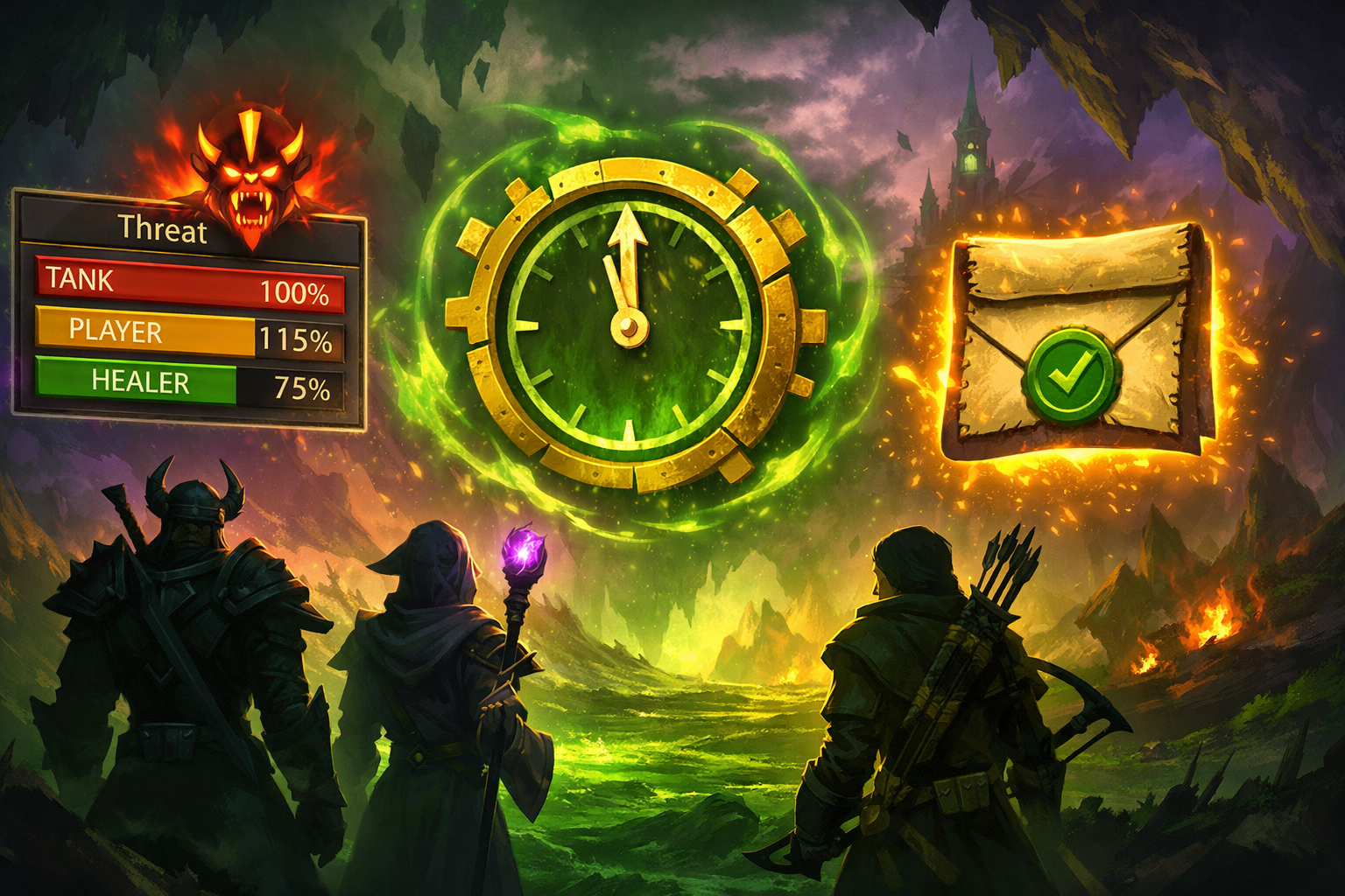 TBC Classic DPS guide, WoW TBC Classic threat control, aggro management TBC, DPS uptime guide, Karazhan DPS tips, getting invited to raids, threat meter addon, Blessing of Salvation threat