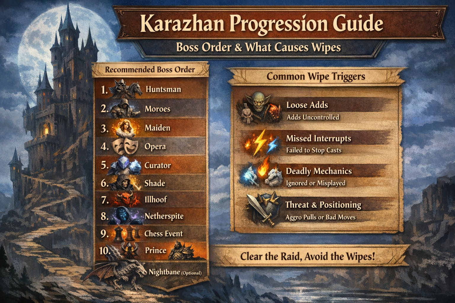 Karazhan progression guide, Karazhan boss order, Karazhan wipe causes, TBC Classic Karazhan route, Attumen strategy Karazhan progression guide, Karazhan boss order, Karazhan wipe causes, TBC Classic Karazhan route, Attumen strategy