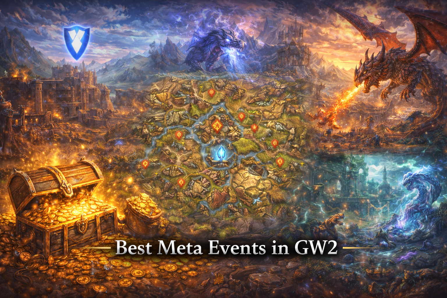 best meta events gw2, gw2 meta event farm 2025, gw2 meta train, dragonfall meta farm, drizzlewood coast meta farm, silverwastes riba farm
