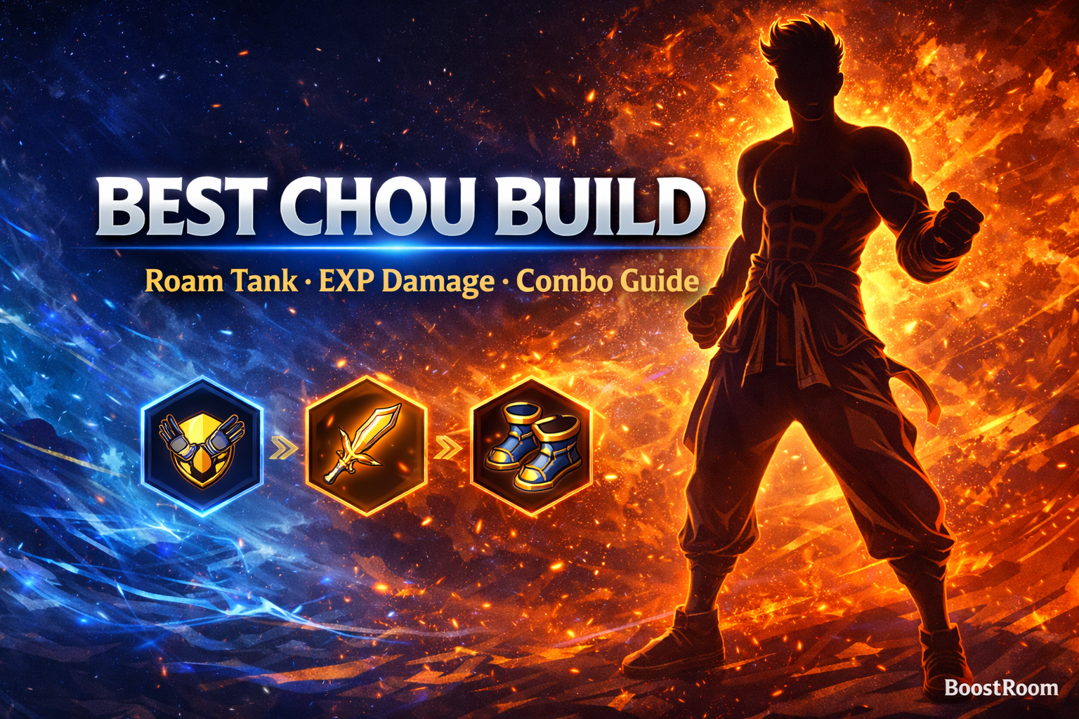 Mobile Legends best Chou build, best Chou build MLBB, Chou build roam, Chou tank build, Chou roamer build, Chou EXP build, Chou damage build