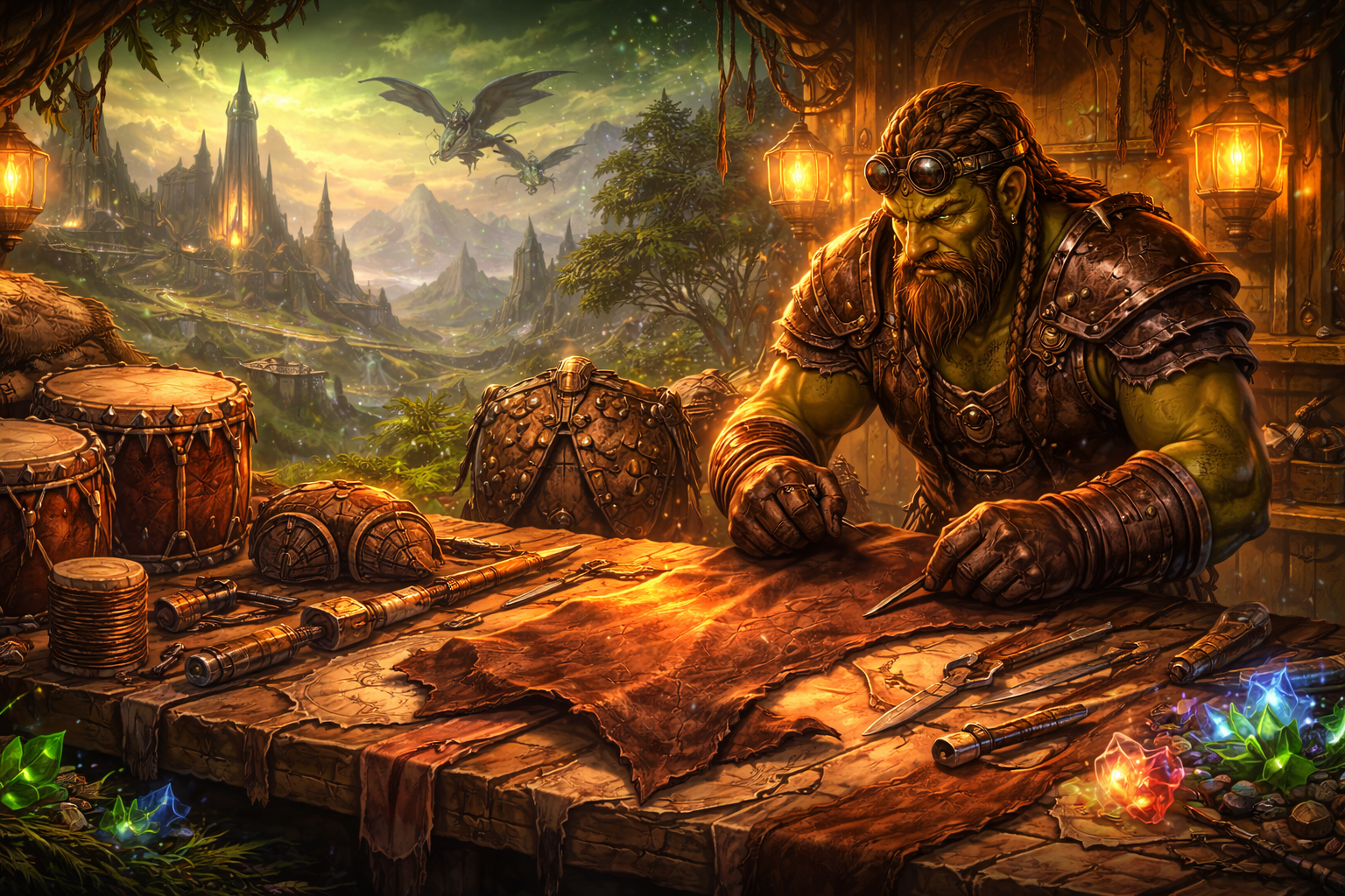 TBC Classic Leatherworking, TBC Leatherworking guide, Leatherworking 1-375 TBC, Leatherworking specialization TBC