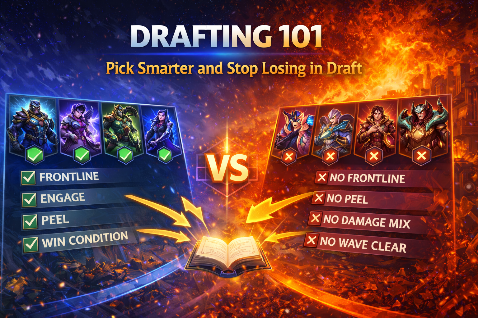 MLBB drafting guide, Mobile Legends drafting 101, MLBB draft pick guide, how to draft in Mobile Legends, pick and ban strategy MLBB