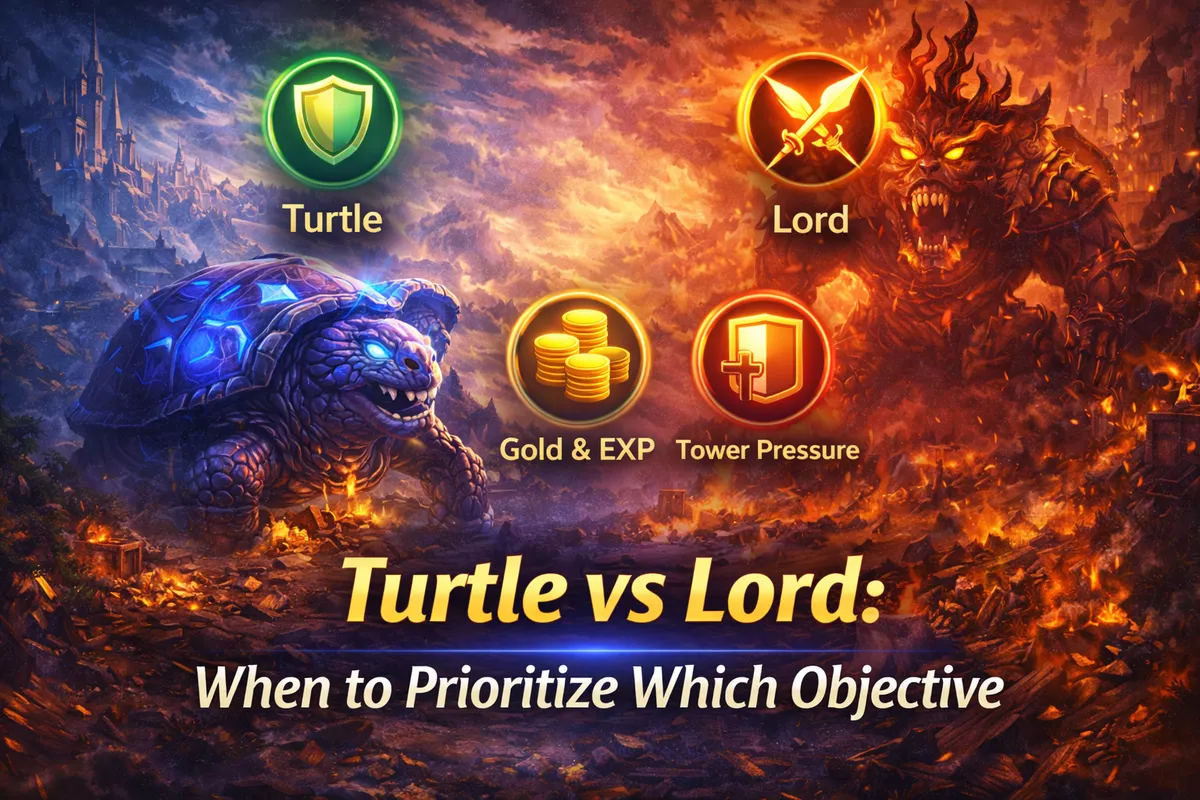 Turtle vs Lord MLBB, when to take Turtle Mobile Legends, when to take Lord MLBB, MLBB objective priority, Turtle timing 2:00, Lord spawn timing MLBB