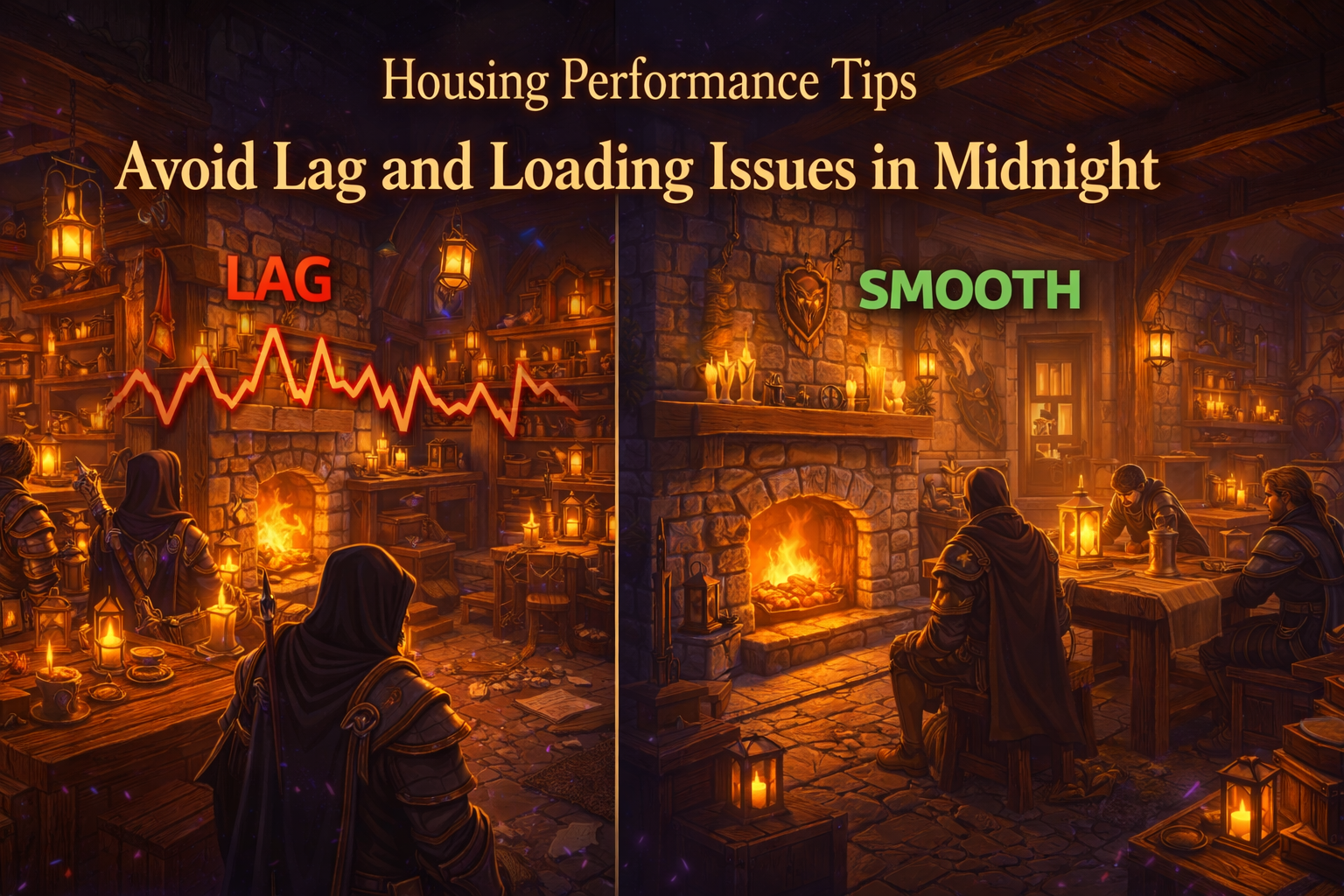 WoW Midnight housing performance tips, WoW housing lag fix, WoW Midnight loading screen slow, reduce stutter in WoW housing, housing decor budget performance