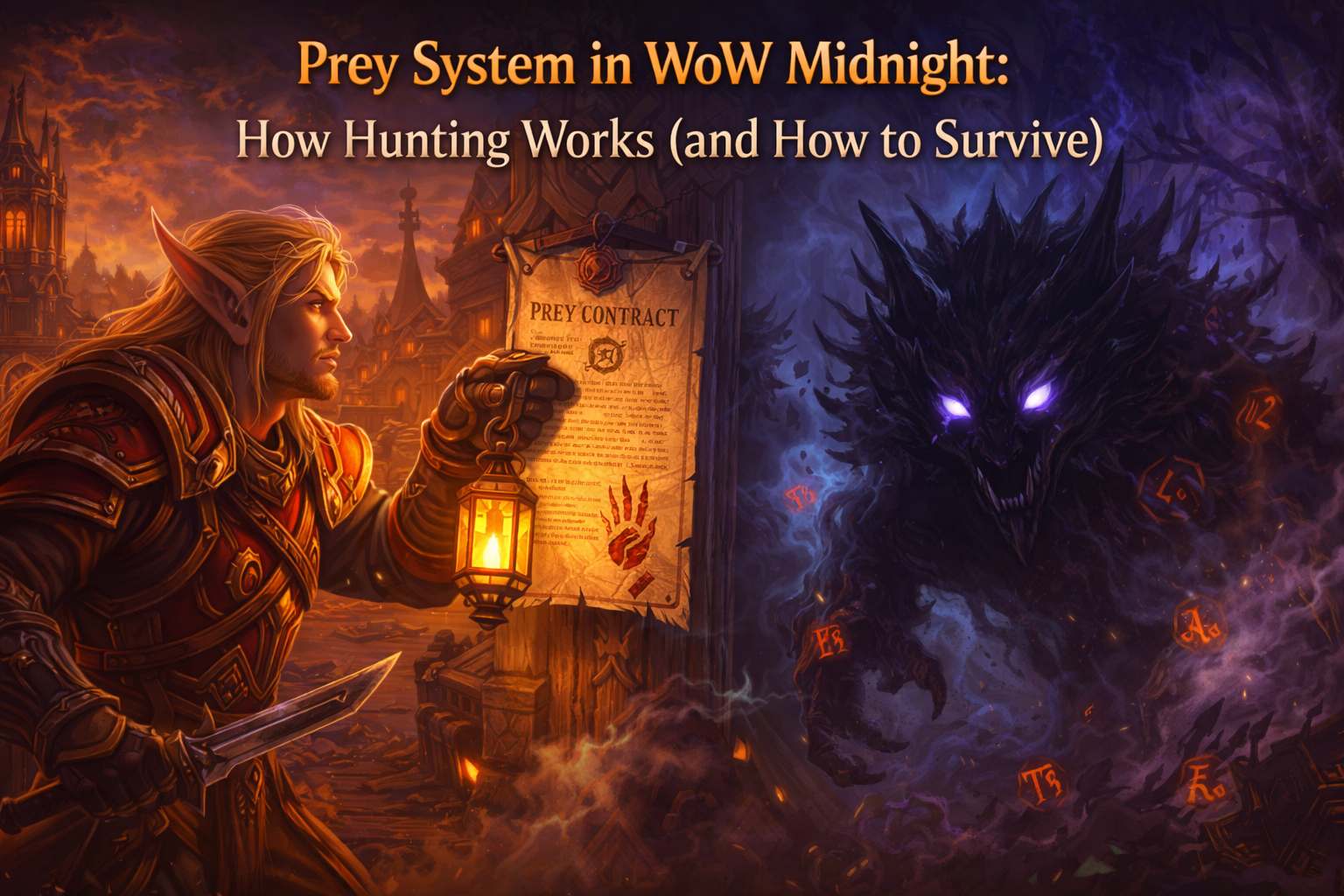 WoW Midnight Prey system, Prey hunting guide, how Prey works Midnight, Magister Astalor Bloodsworn, Murder Row Silvermoon, Prey contracts, Prey torments, Normal Hard Nightmare Prey WoW Midnight Prey system, Prey hunting guide, how Prey works Midnight, Magister Astalor Bloodsworn, Murder Row Silvermoon, Prey contracts, Prey torments, Normal Hard Nightmare Prey
