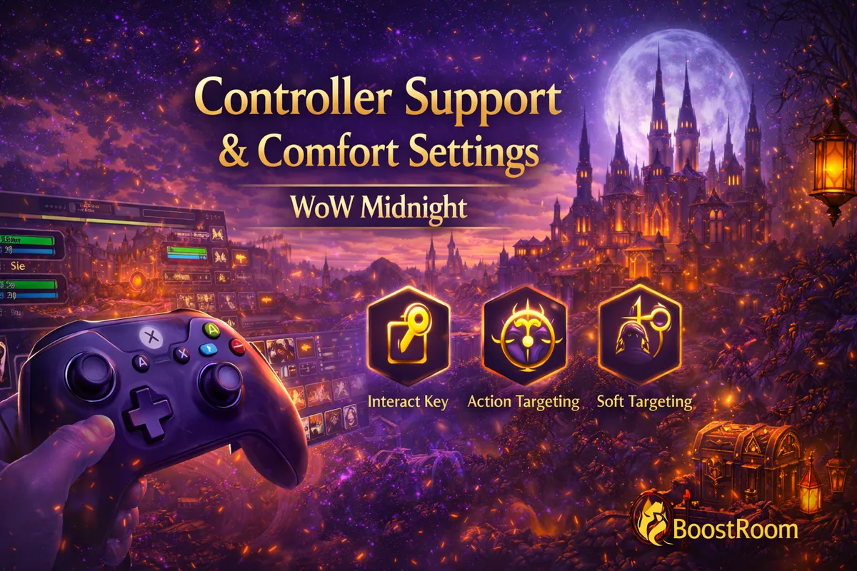 WoW Midnight controller support, WoW gamepad setup, controller keybinds WoW, WoW Midnight comfort settings, accessibility settings WoW, Interact Key WoW, Action Targeting WoW, Soft Targeting WoW WoW Midnight controller support, WoW gamepad setup, controller keybinds WoW, WoW Midnight comfort settings, accessibility settings WoW, Interact Key WoW, Action Targeting WoW, Soft Targeting WoW