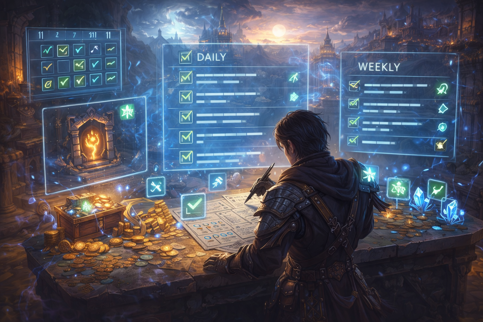 aion 2 daily routine, aion 2 weekly routine, aion 2 checklist progression, aion 2 daily dungeon 7 per week, aion 2 nightmare routine, aion 2 transcendence dungeon routine, aion 2 abyss points weekly