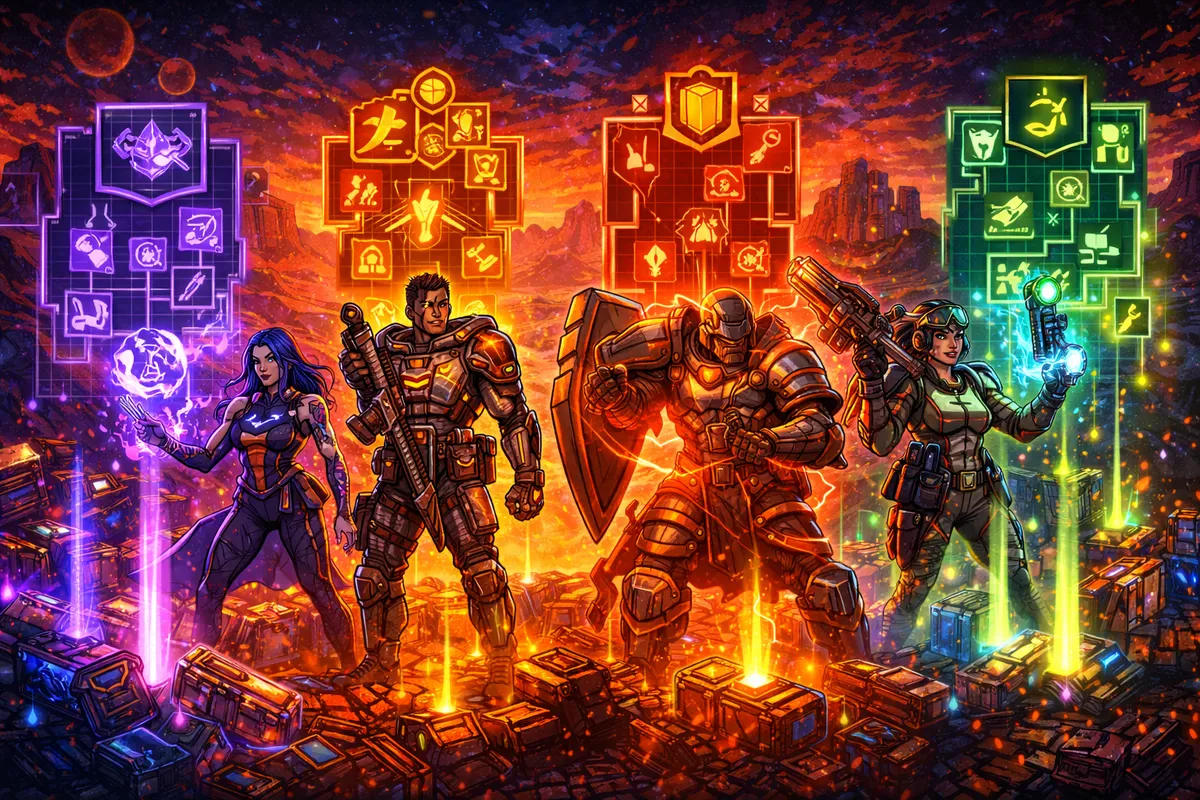 Borderlands 4 meta predictions, Borderlands 4 week one builds, best Borderlands 4 builds, Borderlands 4 Vex build, Borderlands 4 Rafa build, Borderlands 4 Amon build, Borderlands 4 Harlowe build