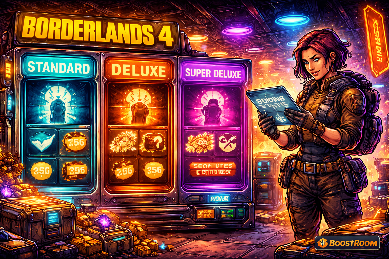 Borderlands 4 pre-order editions, Borderlands 4 editions comparison, Borderlands 4 Standard vs Deluxe vs Super Deluxe, Borderlands 4 Deluxe Edition worth it, Borderlands 4 Super Deluxe worth it