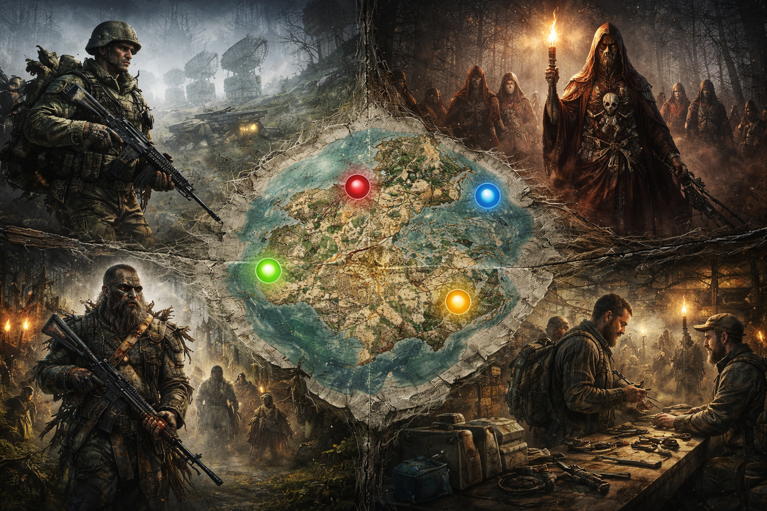 PIONER factions, PIONER faction guide, best faction in PIONER, PIONER loyalty, PIONER reputation, faction rewards, Conglomerate, Brigade, The Initiative, Cult of the Raven, Sumrak, Sentinels