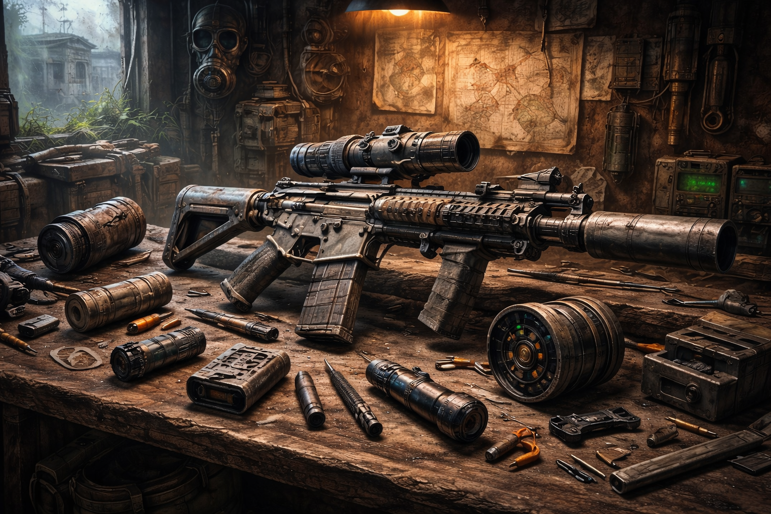 PIONER weapon mods, PIONER upgrades, PIONER attachments, PIONER workbench upgrades, PIONER weapon durability, PIONER repair costs, PIONER recoil control, PIONER ergonomics, PIONER range efficiency