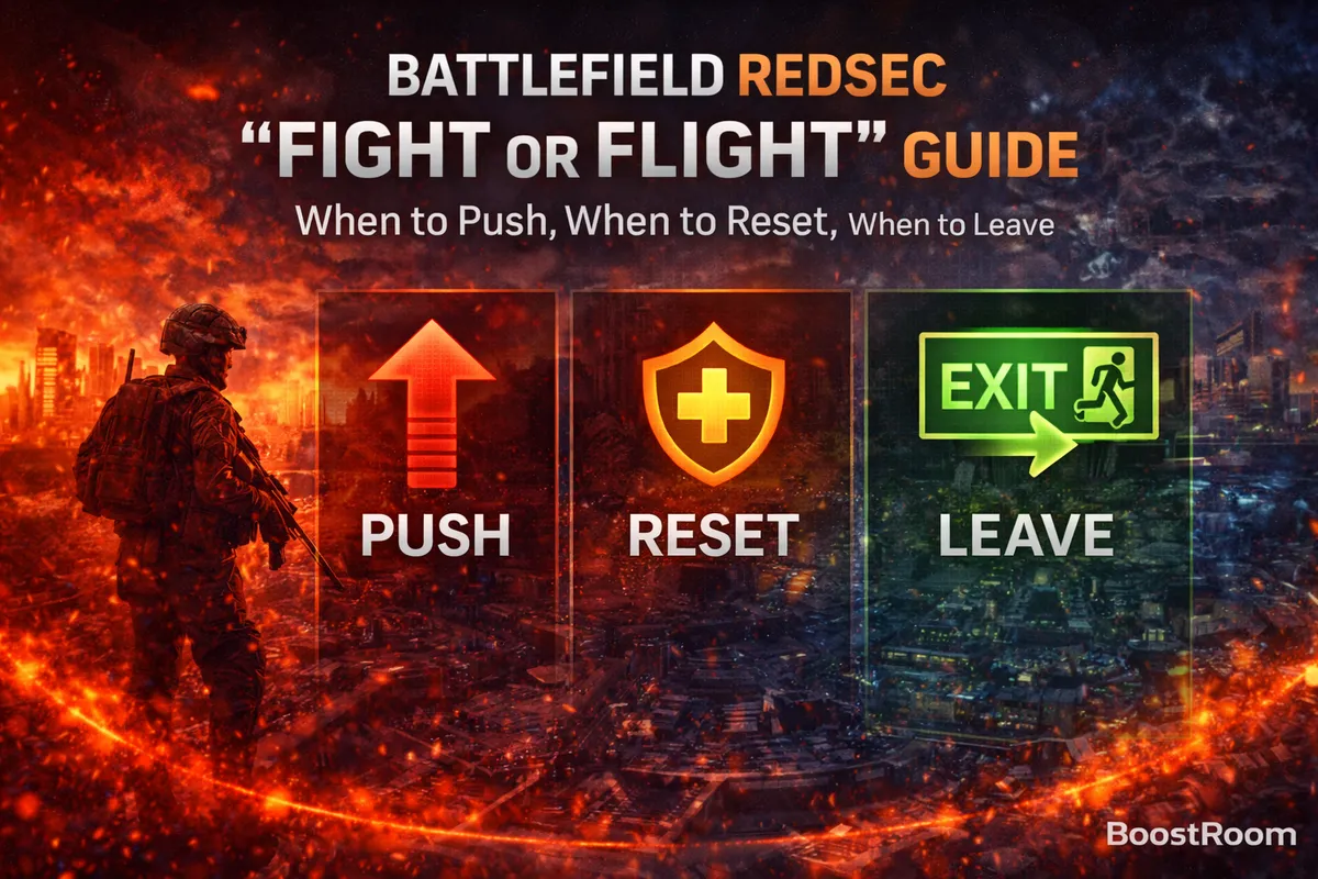 Battlefield REDSEC fight or flight, when to push REDSEC, when to reset REDSEC, when to disengage REDSEC, smart fights Fort Lyndon, third party timing REDSEC, reset protocol REDSEC