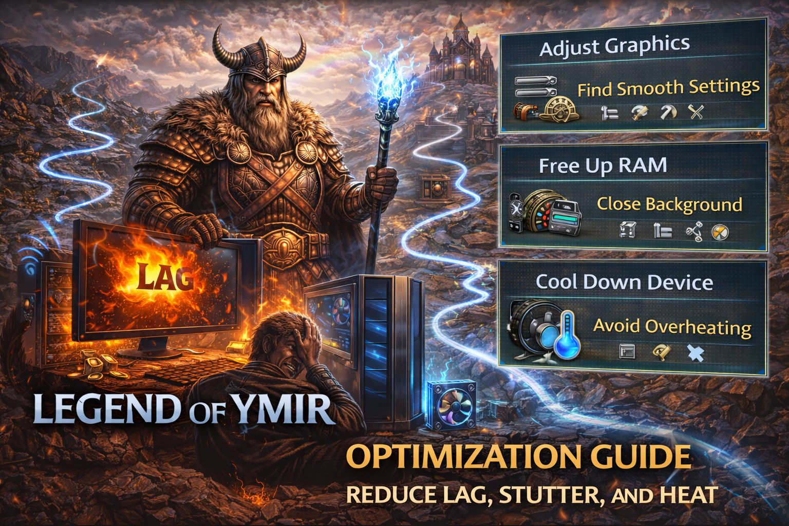 Legend of YMIR optimization guide, reduce lag Legend of YMIR, fix stutter Legend of YMIR, stop overheating Legend of YMIR, improve FPS Legend of YMIR, micro stutter fix, frame pacing