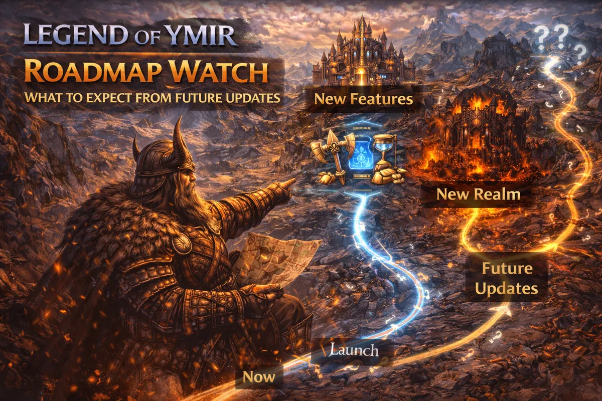 Legend of YMIR roadmap, Legend of YMIR future updates, Legend of YMIR upcoming patch, Valhalla Letter roadmap, PD Letter new class, Season 2 Era of Cooperation, Season 3 Era of Competition