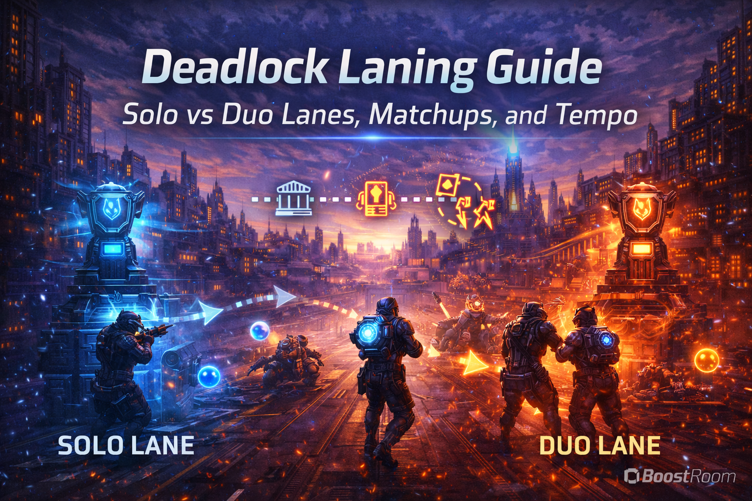 Deadlock laning guide 2026, Deadlock solo lane, Deadlock duo lane, Deadlock matchups, Deadlock lane tempo, Deadlock wave management, Deadlock rotations, Deadlock lane assignments