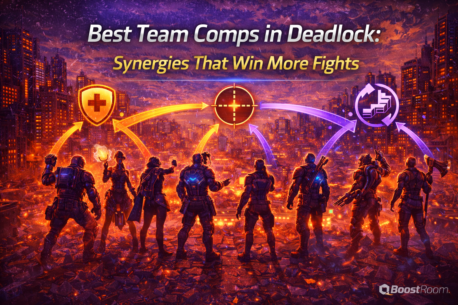 best Deadlock team comps 2026, Deadlock synergies, Deadlock composition guide, Deadlock 6v6 team comp, Deadlock teamfight comp, Deadlock dive comp, Deadlock front to back comp, Deadlock pick comp