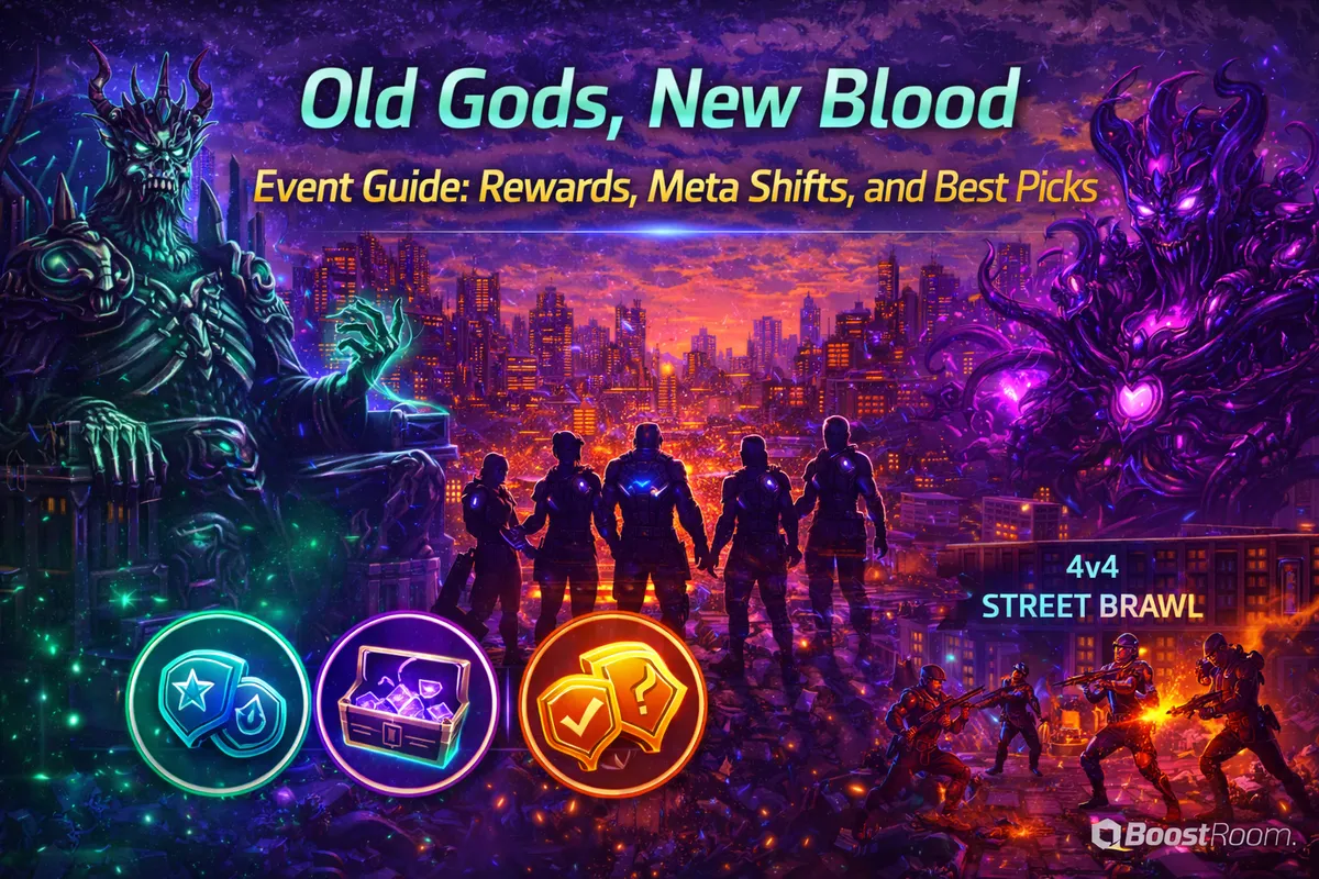 Old Gods New Blood Deadlock, Old Gods New Blood event guide, Deadlock hero voting, Deadlock votes first win of day, Deadlock priority tokens, Deadlock in-game sprays, Deadlock Street Brawl 4v4