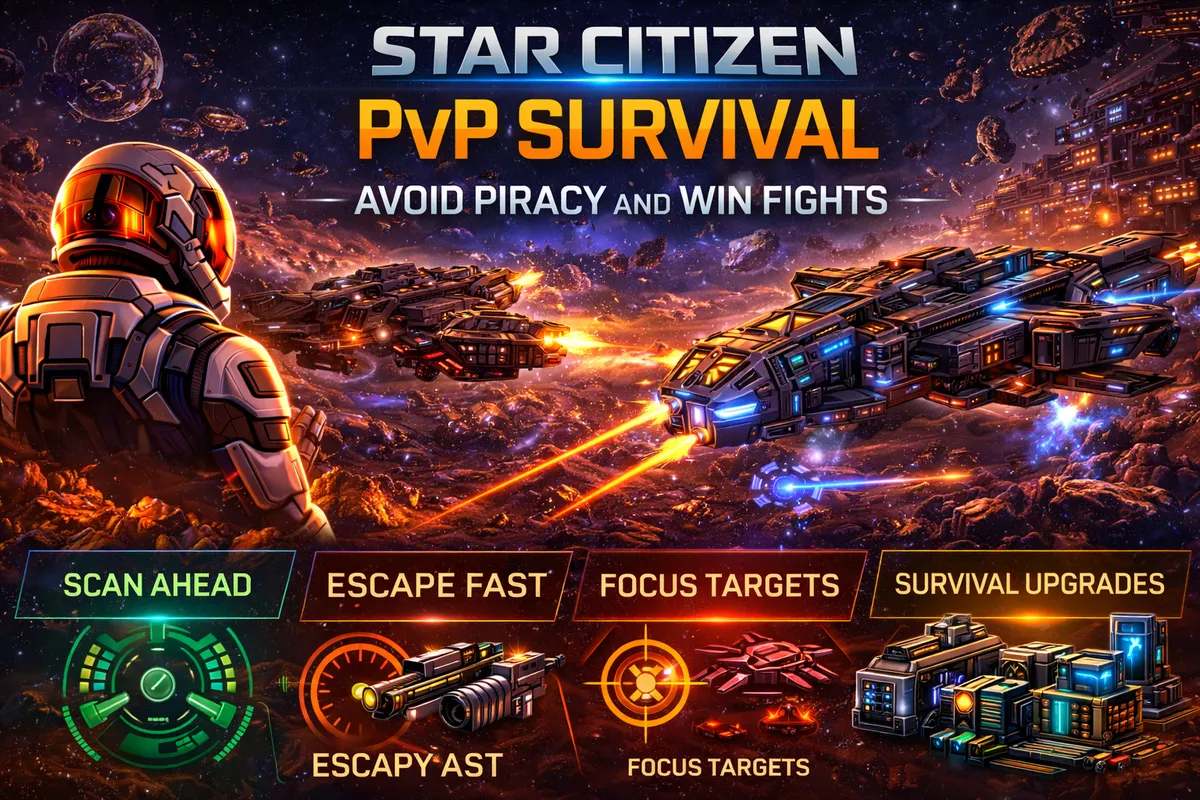 Star Citizen PvP survival, avoid piracy Star Citizen, Star Citizen interdiction escape, Star Citizen quantum snare avoid, Star Citizen Mantis interdiction, Star Citizen countermeasures guide