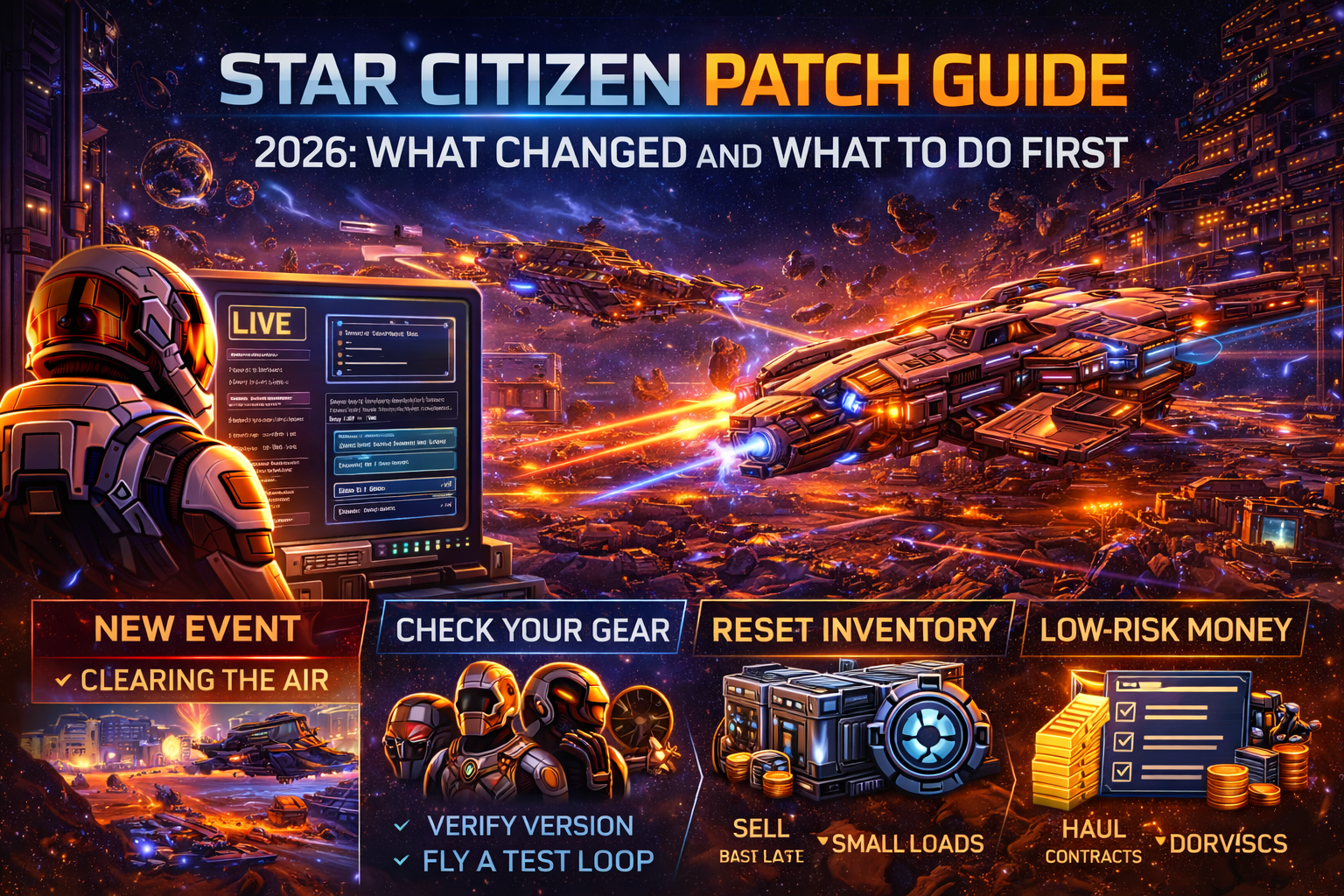 Star Citizen patch guide 2026, Star Citizen patch what changed, Star Citizen 4.6 guide, Star Citizen first steps after patch, Star Citizen clearing the air event, Star Citizen Kel-To kiosks Star Citizen patch guide 2026, Star Citizen patch what changed, Star Citizen 4.6 guide, Star Citizen first steps after patch, Star Citizen clearing the air event, Star Citizen Kel-To kiosks