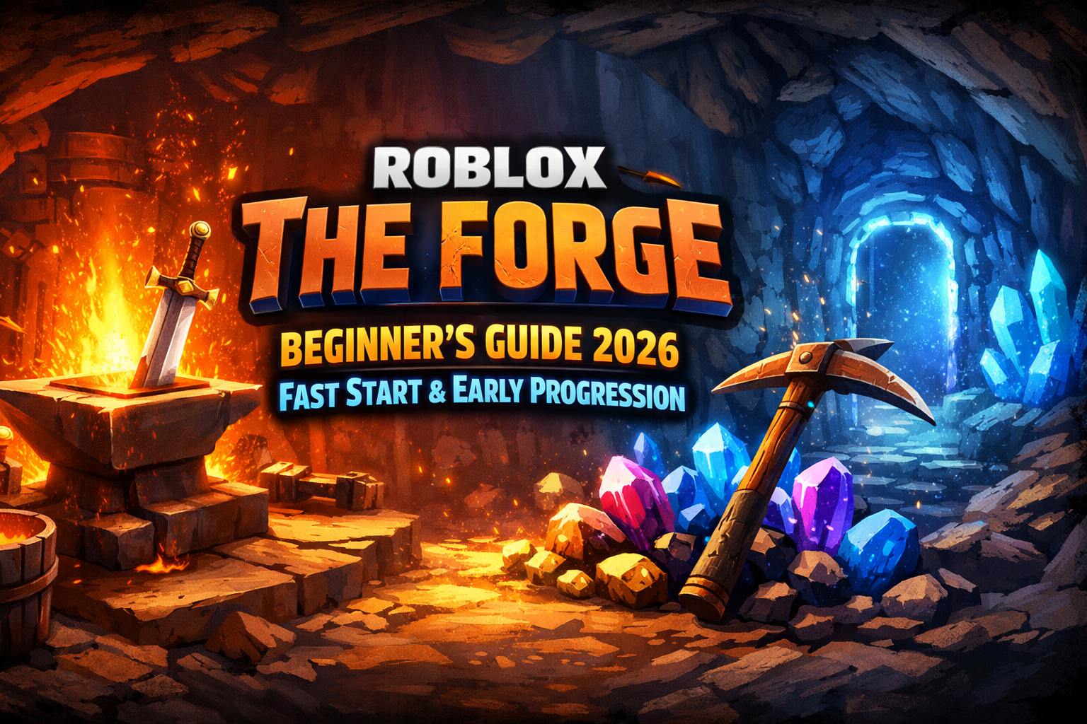 Keywords Roblox The Forge beginner guide 2026, The Forge fast start, Stonewake’s Cross guide, Forgotten Kingdom early progression, forging quality, best starter ores, ore multipliers