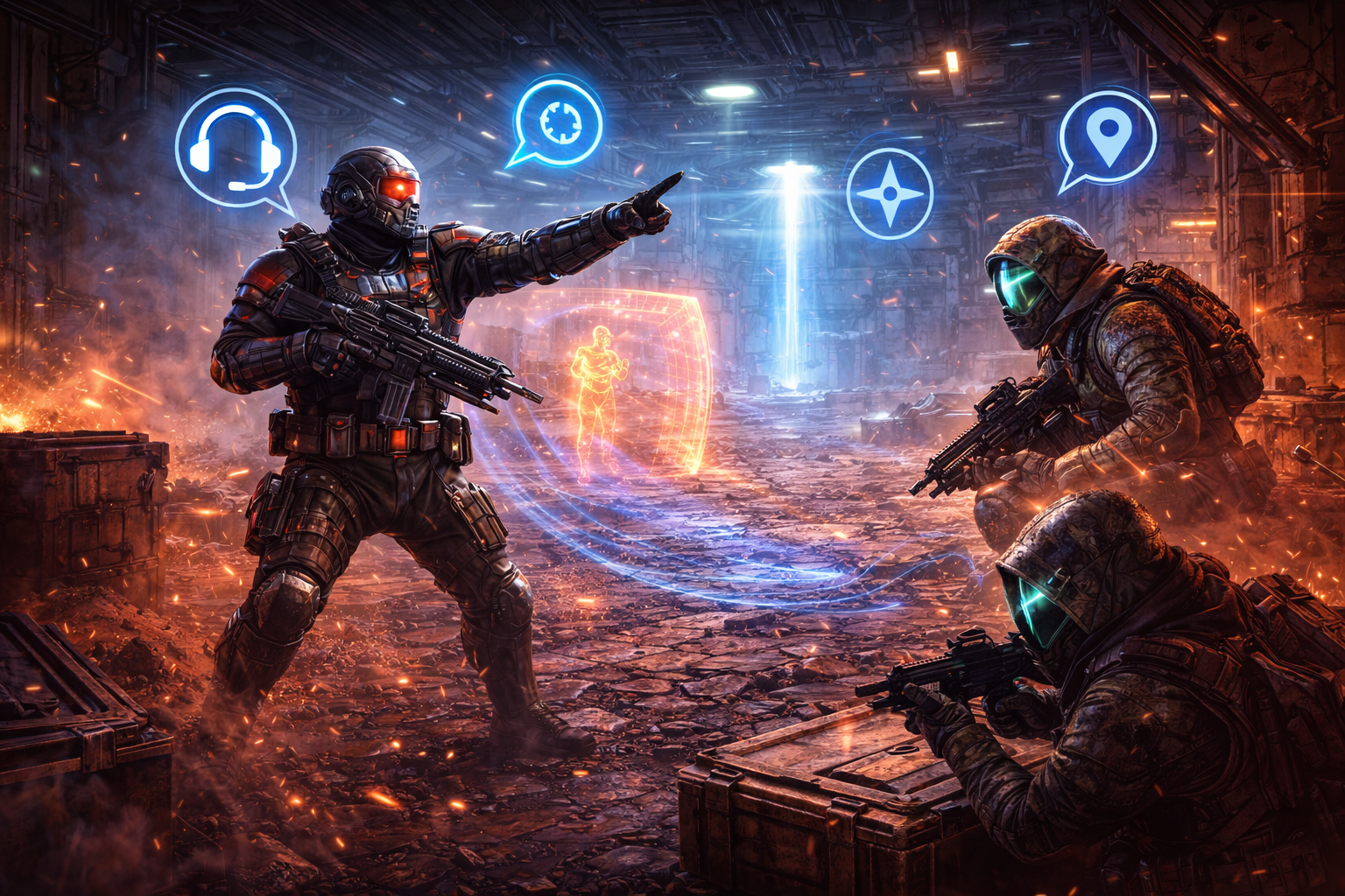 Marathon squad comms, Marathon callouts, extraction shooter communication, Marathon team callouts, Marathon exfil comms