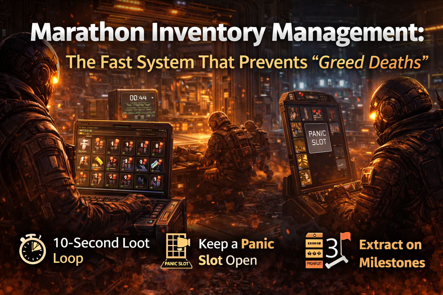 Marathon inventory management, Marathon greed deaths, Marathon loot fast system, backpack management Marathon, vault management Marathon, valuables auto sell Marathon Marathon inventory management, Marathon greed deaths, Marathon loot fast system, backpack management Marathon, vault management Marathon, valuables auto sell Marathon