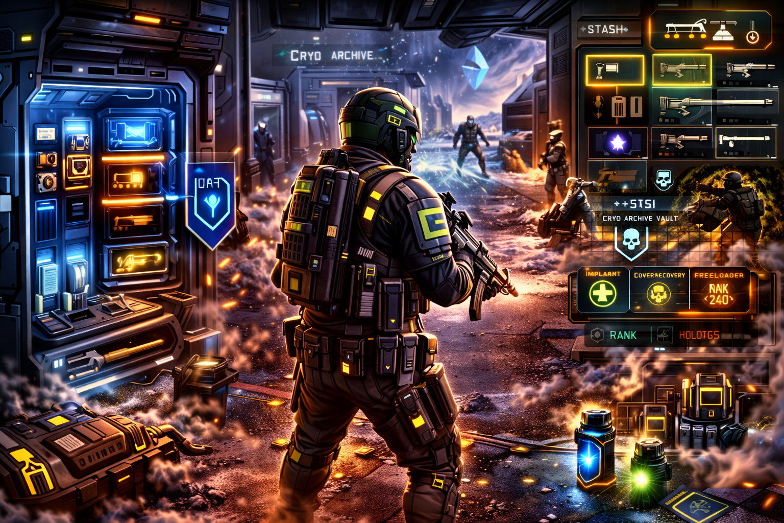 Marathon endgame explained, fully kitted Marathon, Marathon endgame guide, Cryo Archive Marathon, Marathon Vault Keys, Marathon Security Clearance, Marathon endgame loot